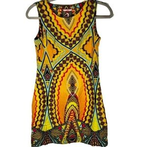 New ModCloth Joe Browns colorful sheath dress 2 XS